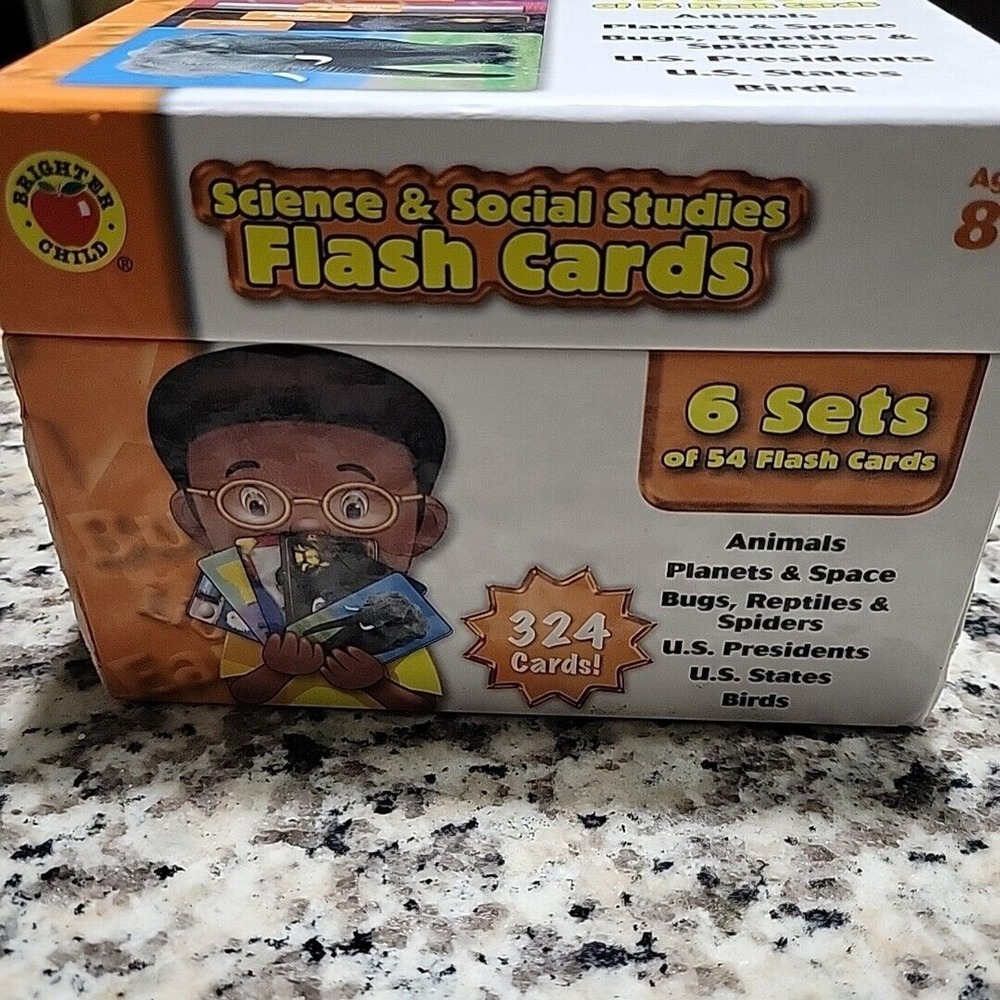Science and Social Studies by Brighter Child Publishing Staff (2011, Cards,Flash - Picture 2 of 6